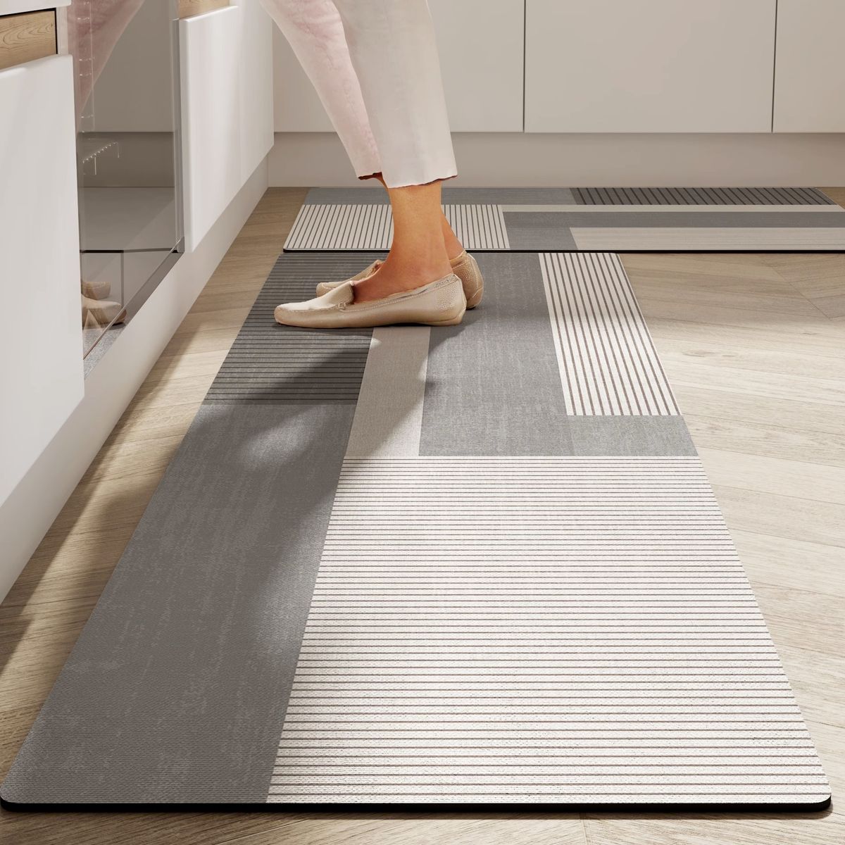 Kitchen Floor Mats Dirt Resistant And Easy To Care For Soft Diatom Mud Floor Mats For Home Kitchens Special Water And Oil Absorbent Mats_voghion.com