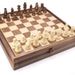 Walnut Checkers Set Drawer Style High-end Solid Wood Chess Box / WOODEN CHE_voghion.com