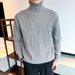 Men’s Slim-Fit High Neck Sweater – 7 Solid Colors, Breathable & Wrinkle-Resistant For Business Casual & Layering_voghion.com