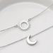 Set di gioielli a strati con catena a forma di sole e luna, ciondolo a forma di piede cavo per vacanze_voghion.com