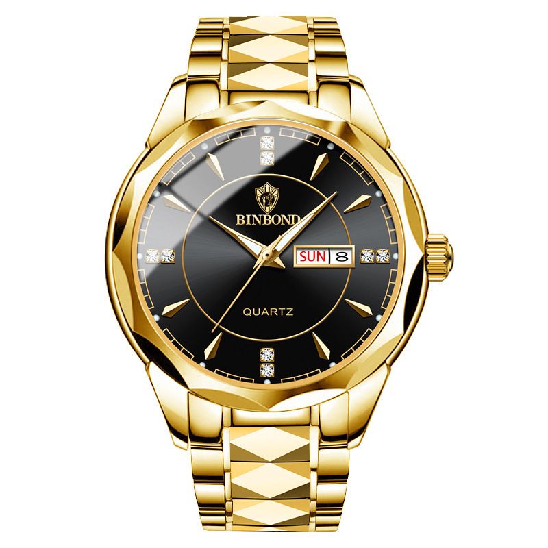 Top Brand  Men's Fashion Quartz Watches Ultra Thin Diamond Stainless Steel Watch Waterproof Luminous Wrist Watch_voghion.com