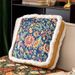 Decorative Floral Floor Cushion - Square & Round Plush Seat Pillow With PP Cotton Fill, Versatile Ottoman For Home, Office & Outdoor Use_voghion.com