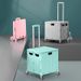 45L Foldable Shopping Trolley Storage Cart Crate Box W/ Wheel Boot Cart Portable_voghion.com