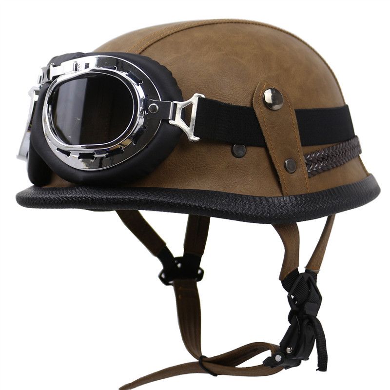Kamuflaaž Harley Retro kiiver koos Harley prillidega Tõmmake välja mootorrattakiiver Elektriline rattakiiver_voghion.com