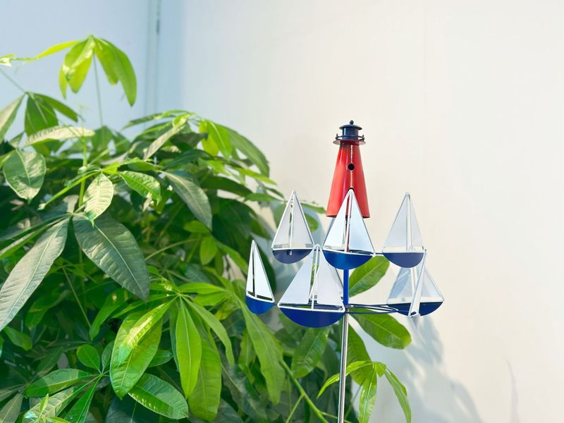 Sailing windmill outdoor Sailing windmill unique shape garden ornaments windmill New windmill Sailing_voghion.com