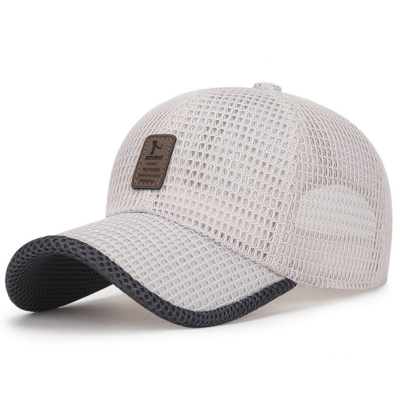 Summer Unisex Men Fishing Baseball Caps Women Breathable Mesh Snapback Hats Black Casual Sport Hats Cap_voghion.com