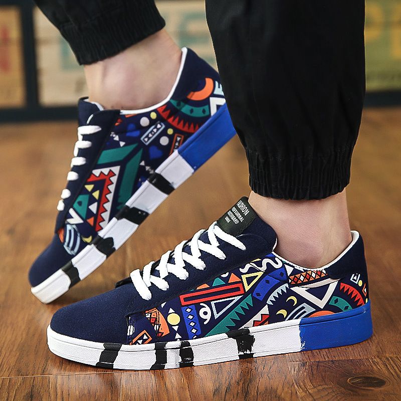 Herrenschuhe Frühjahr 2024 neue Stil Sneakers All-Match-Sneaker Net Promi Low-Top-Schuhe Student Ins Freizeitschuhe_voghion.com