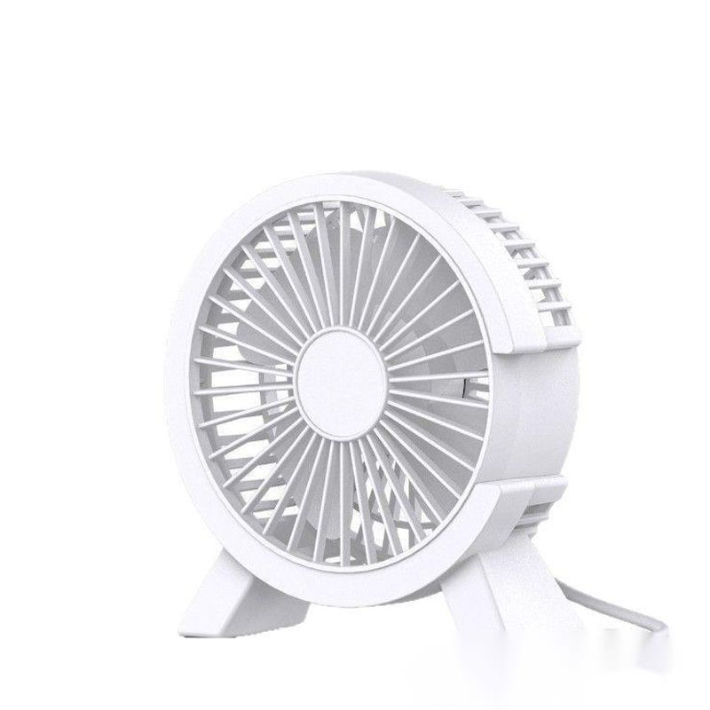 Desktop Mini Silent High Wind Dormitory Student USB Portable Rechargeable Small Fan_voghion.com