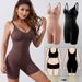 Underwear & Sleepwears Seamless Shapewear Bodysuit High Waist Tummy Control Butt Lifting Full Body Slimming Postpartum Everyday Wear (Black)_voghion.com