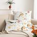 Cross-border Super Soft Short Plush Flower and Bird Printing Pillow Waist Pillow Home Decoration Sofa Cushion Cover_voghion.com