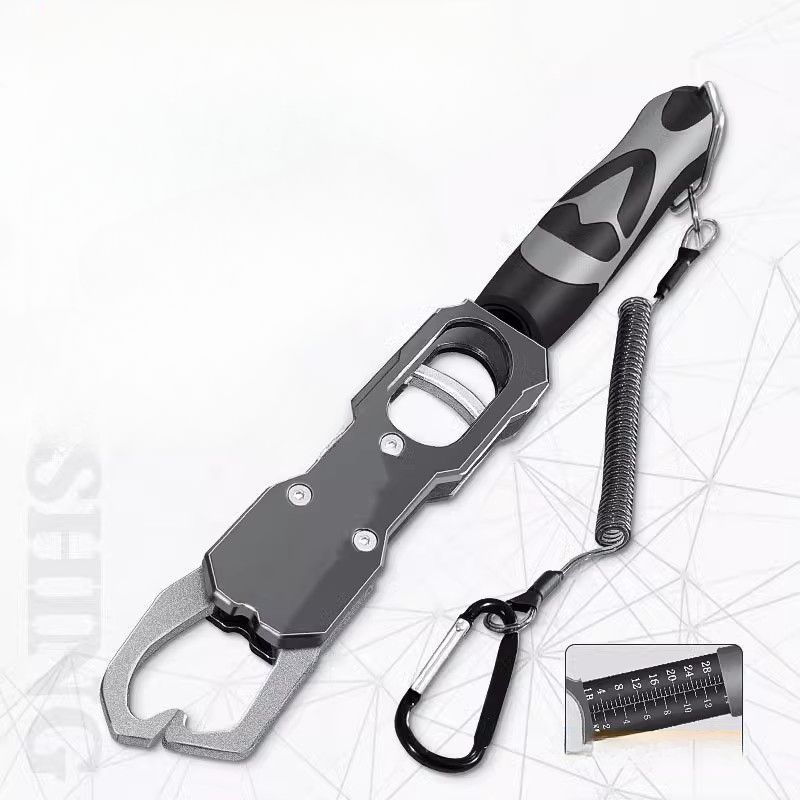 Köderkontrollgerät groß mit Waagensatz, multifunktionale Entfernungsklemme, Fischzange_voghion.com