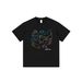 Japanese Line Print Short Sleeve T-Shirt Summer Unisex Student Loose Breathable Cotton Versatile Basic Style_voghion.com
