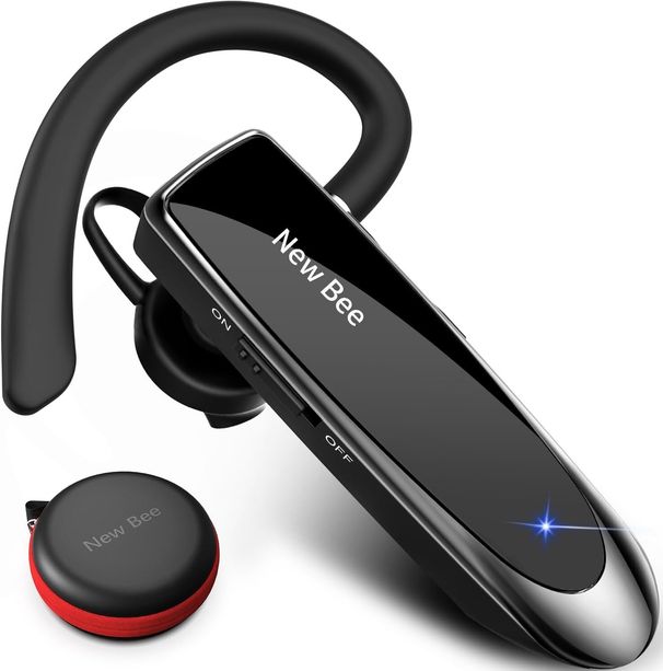 New Bee Freisprecheinrichtung Bluetooth-Ohrhörer, kabelloses Bluetooth-Headset mit Mikrofon_voghion.com