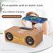 Mulifuncional High-End Blueooh Audio Subwoofer USB Por Wireless Rechargeable Alarm Clock Ins Rero Wood Speaker_voghion.com