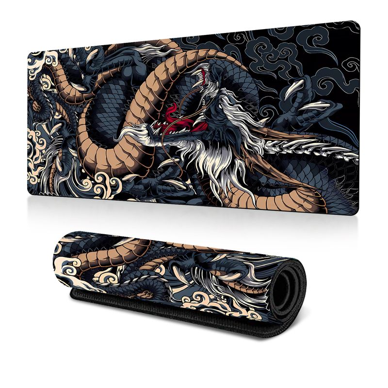Covoraș de mouse Dragon, vândut la modă, mare, pentru sporturi electronice, covoraș de masă, covoraș de mouse, covoraș de masă pentru birou, cauciuc cu transfer termic_voghion.com