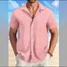 Men's Clothing Fashion Men's Summer Men's Fashion Plaid Jacquard Business Slim Casual Shirt Short Sleeved Shirt_voghion.com