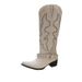 Western-Cowboy-Damen, langer neuer Stil 2025, spitze Zehenpartie mit Nieten, Overknee-Stiefel, Reitstiefel in Übergröße für Damen_voghion.com
