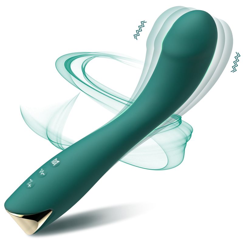 Blissmakers Curved G Spot Vibrator - Classic Sex Toys For Women With 10 Vibration & One-Burst Dildo Vibrator, Adult Sex Toys & Games Recharge_voghion.com