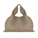 Top Layer Cowhide Dumpling Bag French Niche Single Shoulder Crossbody Bag Handbag Female Niche Simple Cloud Bag_voghion.com