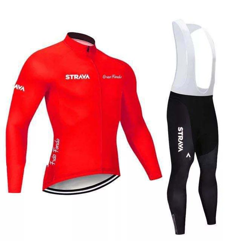 Maillots de cyclisme pour hommes évacuant l'humidité vélo de route de montagne combinaisons de maillot de cyclisme à manches longues_voghion.com