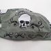 Grey Skull Head Pirate Headband Spring/Summer/Autumn Cloth Hat, Adult Style Riding Strap Tail_voghion.com