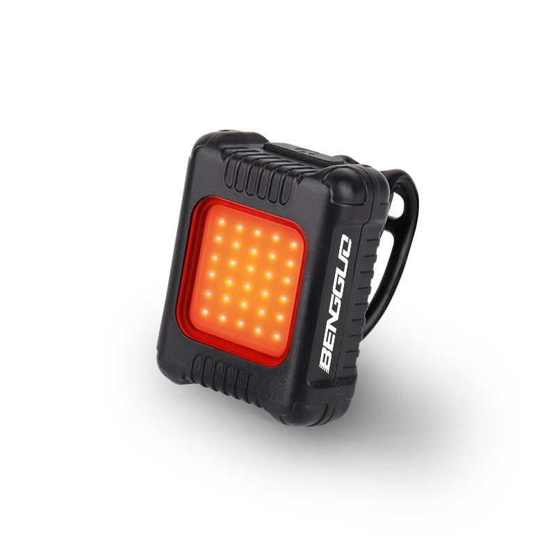 Bicycle Headlights Mini USB Charging Outdoor Night Strong Light Flashlight Bounce Fruit Riding Warning Taillights_voghion.com