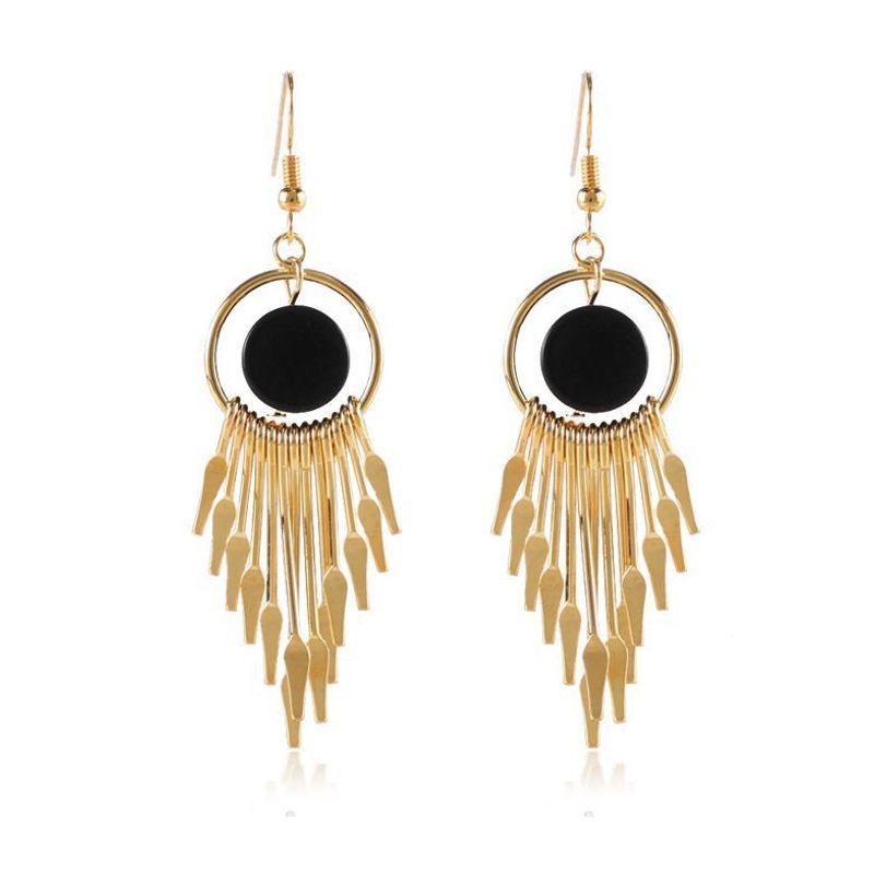 Women's Earrings Long, Versatile Hook Style, Simple, Super Fairy, Fashionable, Retro, Trendy, Exaggerated Korean_voghion.com