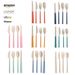 Eco-Friendly Wheat Straw Travel Cutlery Set 4-Piece Reusable Utensils Knife, Fork, Spoon, Chopsticks – BPA-Free,_voghion.com