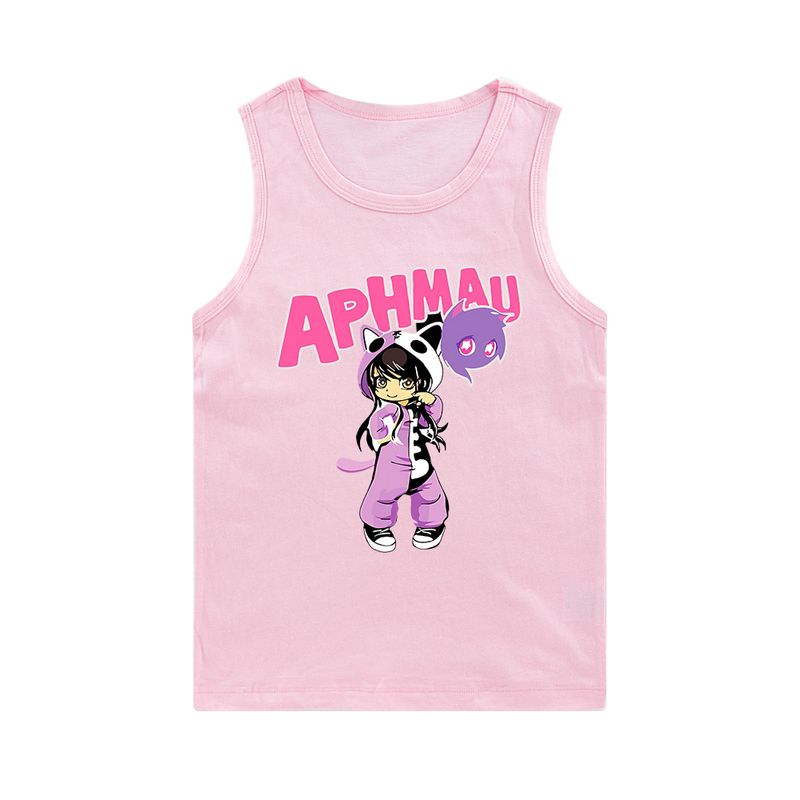 Printed Elderly Boys and Girls Sleeveless Tank Top E933_voghion.com