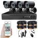 4CH 8CH HD AHD DVR Kit Wired Set Surveillance Recording Waterproof Bullet Camera Night Vision_voghion.com