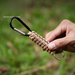 Outdoor Hiking Camping Picnic Survival Carabiner Seven-Core Paracord Handmade Woven Keychain_voghion.com
