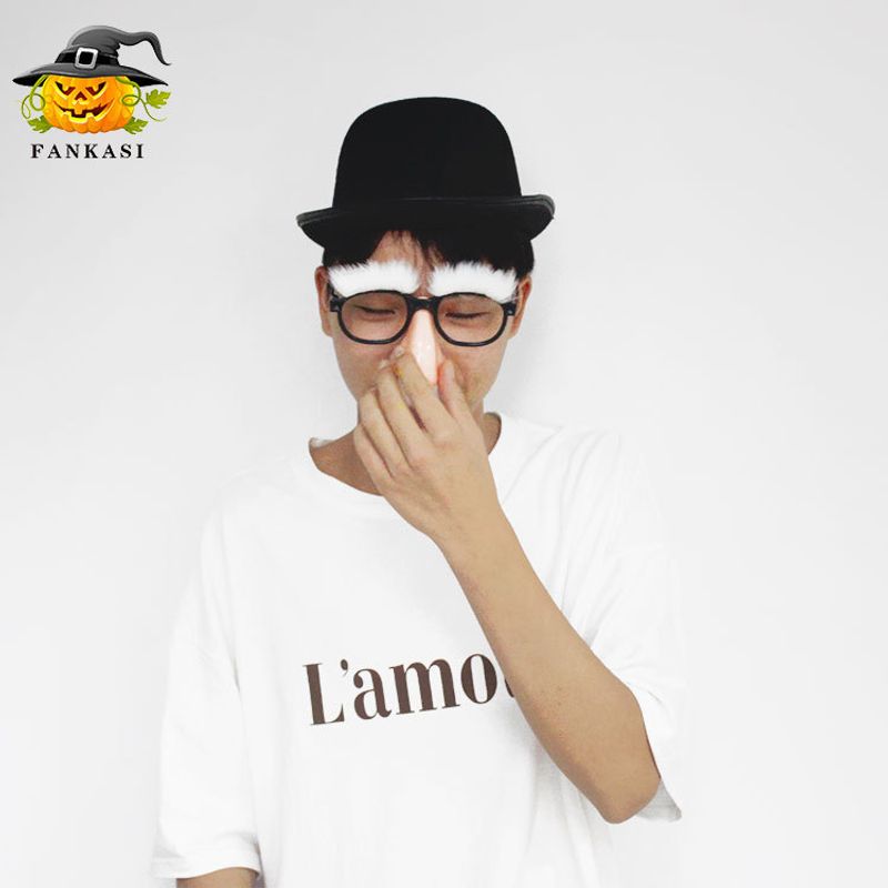 Halloween Dress Up Big Nose Glasses Party Party Performance Props Funny Funny Clown Glasses Adult_voghion.com