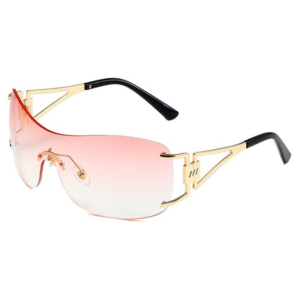 Y2K Retro Sunglasses - Frameless Slim Design With Full UV Protection For Street Style_voghion.com