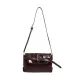 New Adjustable Crossbody Crocodile Pattern Shoulder Casual Belt Buckle Pleated Women's Baguette Bag_voghion.com