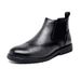 Chelsea Boots Men's Smoke Boots Business Martin Boots Platform Boots Brock Carved Leather Shoes_voghion.com