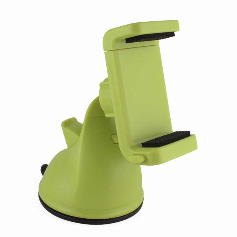Support de téléphone portable en plastique support universel de téléphone portable de voiture 075-075S jaune herbe_voghion.com