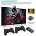 Console de videogame retrô 4K 20000 jogos Emuelec 9 emulador TV Stick Gaming Hine com controle de gamepad sem fio duplo_voghion.com