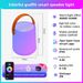 2025 New Graffiti Smart Colorful Light Subwoofer LED Bluetooth Speaker Outdoor Portable_voghion.com