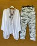 Damenbekleidung Mode Temperament Freizeitanzug Camouflage Hose Zweiteiliger Anzug_voghion.com