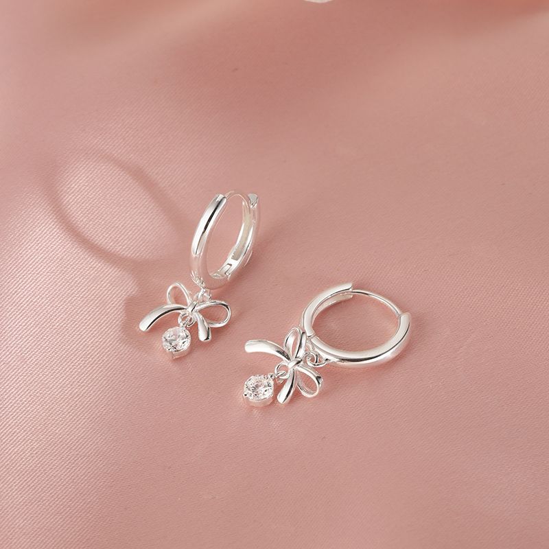 Nowe kolczyki z frędzlami i kokardką w kształcie koła dla kobiet, unikatowy design, uniwersalne, lekkie kolczyki z cyrkonii_voghion.com