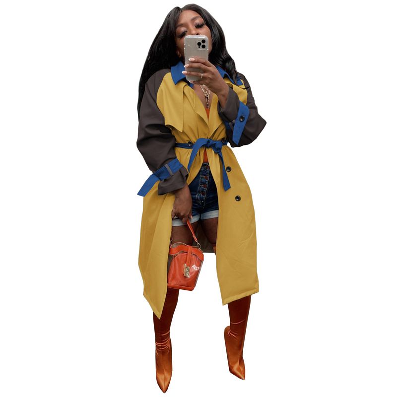 Trench casual alla moda da donna_voghion.com