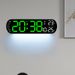 Creative New Wall Multifunctional Living Room Large Screen LED Digital Alarm Clock Timer_voghion.com