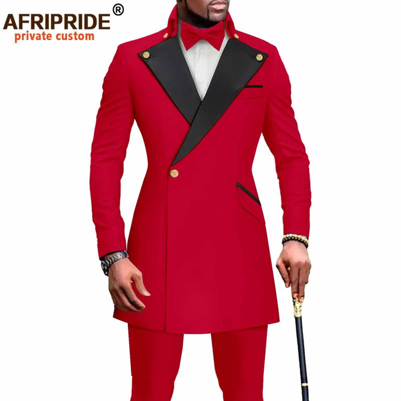 Men's clothing African men slim l two-piece set_voghion.com