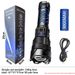 Super Laser Cannon Outdoor Ultra Bright Long-range Zoom Portable Emergency Rechargeable LED Flashlight_voghion.com