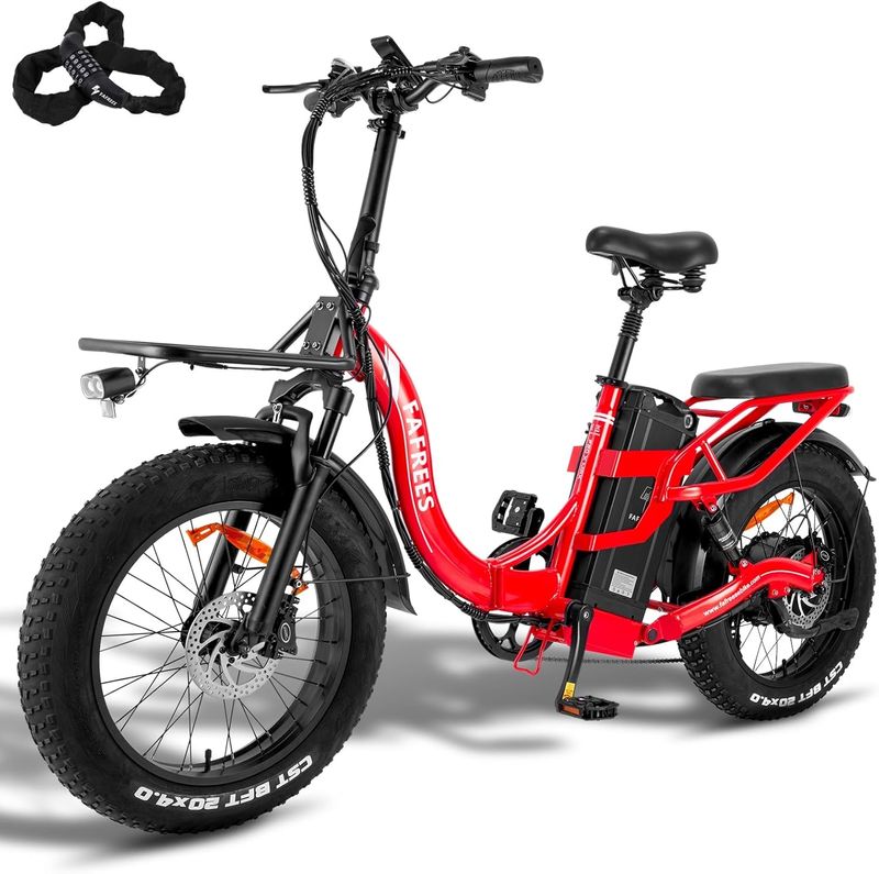 Fafrees F20 X-Max E-sykkel sammenleggbar sykkel 48 V 30 Ah batteri 20 tommer x 4,0 fettdekk elektrisk terrengsykkel Maksimalt dreiemoment_voghion.com