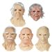 Halloween whole network popular elderly latex mask head set realistic effect carnival party head set_voghion.com