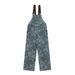 Flower Jacquard Denim Overalls Men's Trendy Design, Loose And Casual Camisole One-piece Straight Leg Pants_voghion.com