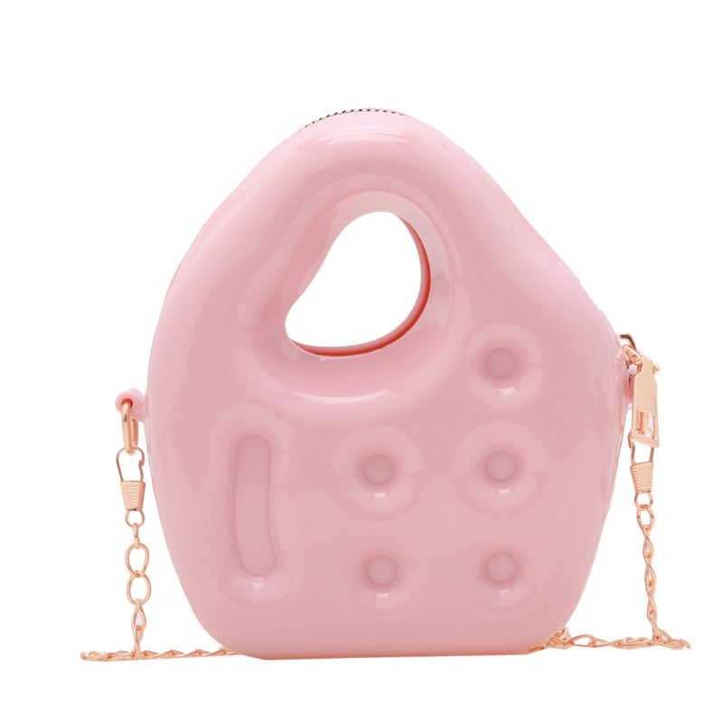 Early New PVC Bag Children's Mini Plastic One Shoulder Crossbody Women's Bag Sweet Handbag_voghion.com