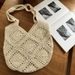 seaside ins style large capacity woven bag versatile hollow cotton bag beach bag_voghion.com