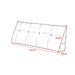 SOGA 180cm Blue Triangular Wedge Bed Pillow Headboard Backrest_voghion.com
